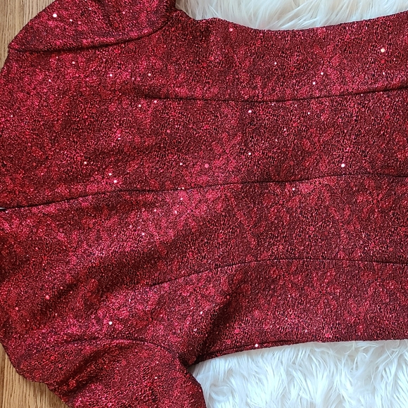 Red Evening Dress - Picture 5 of 9